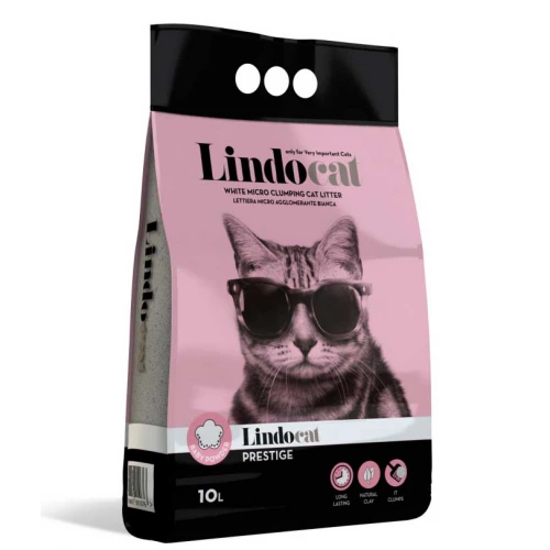 Lindocat Prestige - бентонитовый наполнитель Линдокет Детская присыпка, мелкая гранула