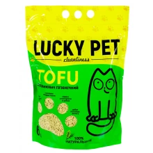 Lucky Pet Tofu - наполнитель Лаки Пет Тофу с ароматом мяты для кошачьего туалета
