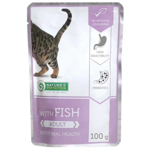 Natures Protection Intestinal Health Fish - консервы Нейчерс Протекшн для кошек
