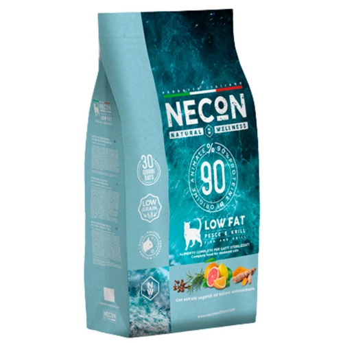 Necon NW Cat Steril Low Fat Ocean Fish Krill - корм Некон с рыбой и крилем для стерилизованных кошек