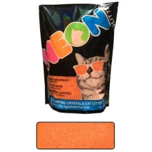 Neon Litter Clump - комкующийся кварцевый наполнитель Неон, оранжевый