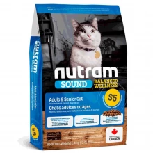 Nutram S5 Sound Balanced - корм Нутрам для взрослых и пожилых кошек