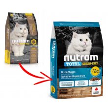 Nutram T24 Total Grain-Free - корм Нутрам с лососем и форелью для кошек