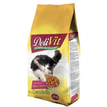 Pet 360 Delivit Cat Mix - корм Пет 360 Деливит с мясом, злаками и витаминами для кошек