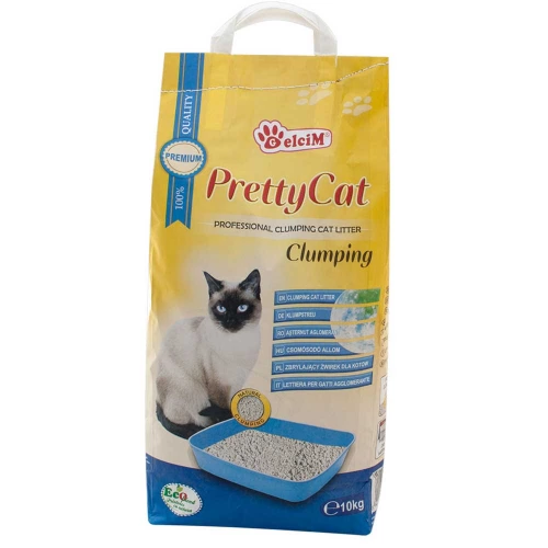 Pretty Cat Classic - наповнювач бентонітовий Претті Кет Класік без аромату