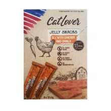CatLover Jelly Snacks - ласощі КетЛовер желе з куркою та морквою для кішок