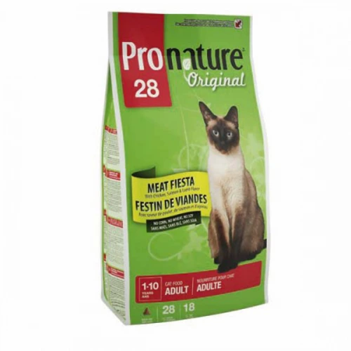 Pronature Original Adult Meat Fiesta - корм Пронатюр Мясная фиеста для кошек