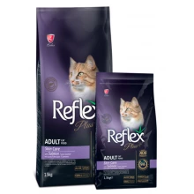 Reflex Plus Cat - сухой корм Рефлекс Плюс с лососем для здоровья кожи и шерсти кошек