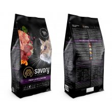 Savory Cat Sterilized - сухой корм Сейвори с мясом ягненка и курицы для стерилизованных кошек