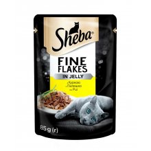 Sheba Fine Flakes - корм Шеба с курицей в желе
