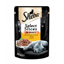 Sheba Select Slices - корм Шеба с домашней птицей в соусе