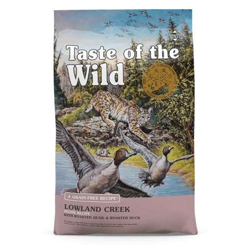 Taste of the Wild Lowland Creek - корм Вкус Дикой Природы с перепелом и уткой для кошек
