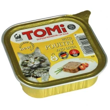 TOMi - паштет Томі з птицею і печінкою для кішок