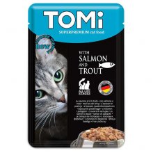TOMi - консервы ТОМи с лососем и форелью для кошек