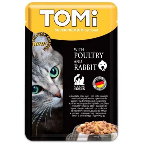 TOMi - консерви Томі з птицею і кроликом для кішок