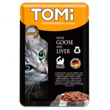 TOMi - консервы ТОМи с гусем и печенью для кошек