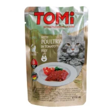 TOMi - консервы ТОМи с птицей в томатном желе для кошек