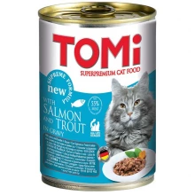 TOMi - консерви Томі з лососем і фореллю в соусі для кішок