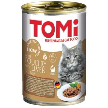 TOMi - консерви Томі з птицею і печінкою для кішок