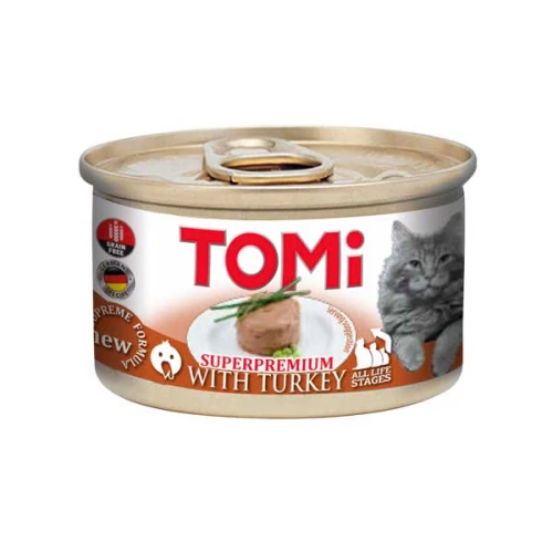 TOMi - мусс ТОМи с индейкой для кошек