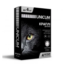 Unicum - капли от блох, клещей и вшей Уникум для кошек