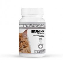 Unicum - витамины Уникум с биотином для кошек