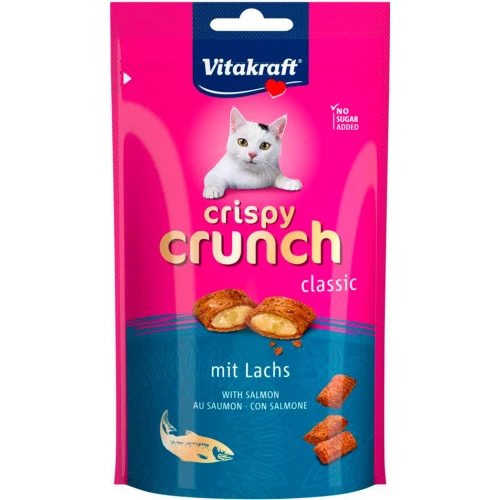 Vitakraft Crispy Crunch - подушечки Вітакрафт з лососем для котів