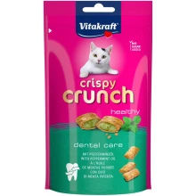 Vitakraft Crispy Crunch - подушечки Витакрафт для зубов с мятой для кошек