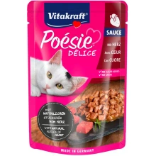 Vitakraft Poesie Delice pouch - влажный корм Витакрафт сердца в соусе для кошек