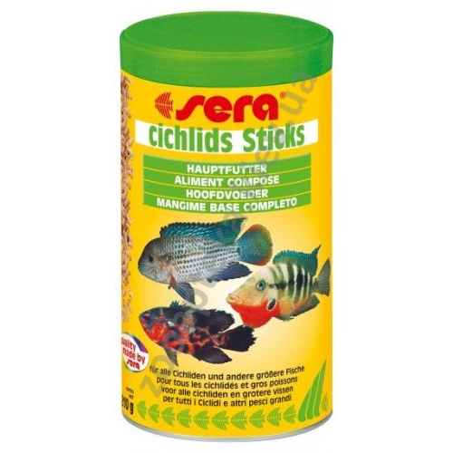 Sera Cichlids Sticks - корм Сера для цихлид средних и крупных размеров
