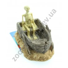 Trixie Skeleton in Boat - декорация Трикси скелет в лодке