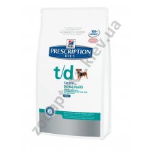 Hills Prescription Diet Canine t/d mini - диетический корм Хиллс для собак t/d мини