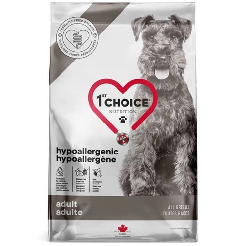 1-st Choice Dog Adult Hypoallergenic - гипоаллергенный корм Фест Чойс с уткой и бататом для собак