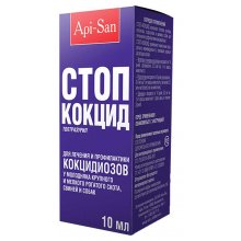 Апи-Сан Стоп-Кокцид - препарат для лечения и профилактики кокцидиозов