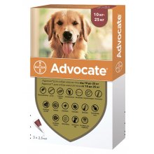 Advocate Bayer - краплі Байєр Адвокат для собак і цуценят