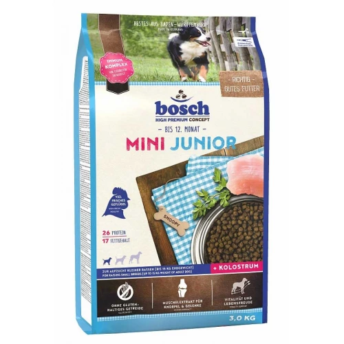 Bosch Junior Mini - корм Бош для щенков мини пород