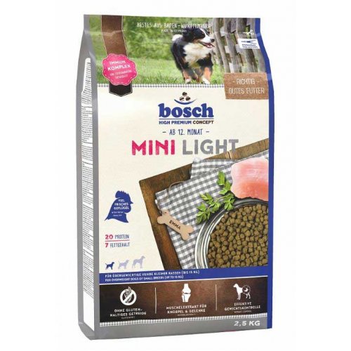 Bosch Adult Mini Light - корм Бош для взрослых собак маленьких пород с избыточным весом
