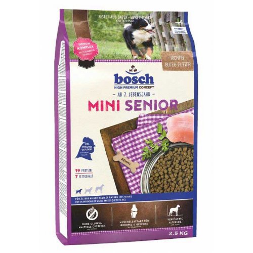 Bosch Senior Mini - корм Бош для стареющих собак маленьких пород