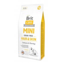 Brit Care Mini Hair and Skin - корм Брит с лососем для собак миниатюрных пород