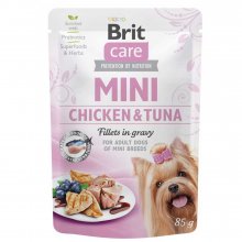 Brit Care Adult Mini - консерви Бріт з філе курки та тунця в соусі для собак дрібних порід