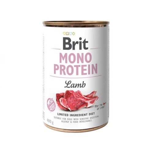 Brit Mono Protein - консерви Бріт Моно Протеїни з ягням для собак