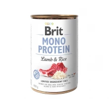 Brit Mono Protein - консерви Бріт Моно Протеїни з ягням і рисом для собак