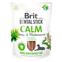Brit Care Dental Stick Calm - лакомства Брит с коноплей и пустырником успокаивающие для собак