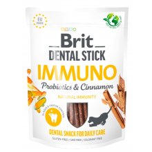 Brit Care Dental Stick Immuno - лакомства Брит с пробиотиками и корицей для иммунитета у собак