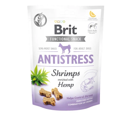 Brit Care Functional Snack Antistress Shrimps - ласощі Бріт для контролю над стресом собак