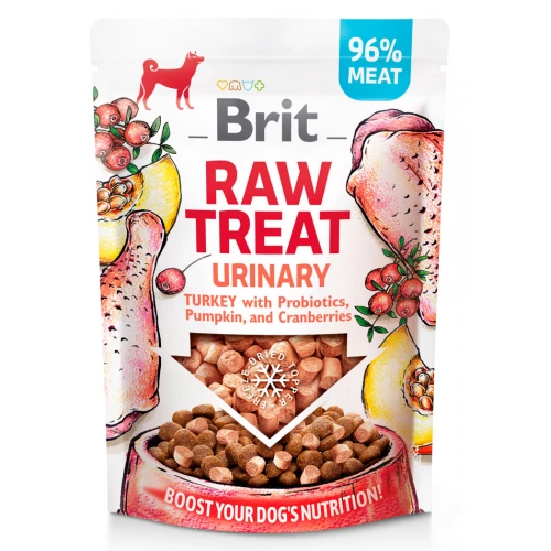 Brit Care Raw Treat Urinary - лакомства Брит с индейкой для профилактики МКБ у собак