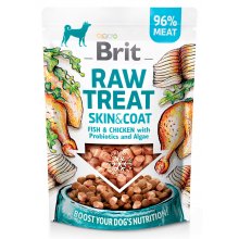 Brit Raw Treat Skin Coat - лакомства Брит с рыбой и курицей для здоровой кожи и шерсти собак