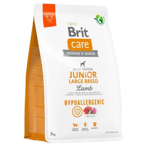 Brit Care Junior Large Hypoallergenic Lamb – корм Бріт з ягням для молодих собак великих порід
