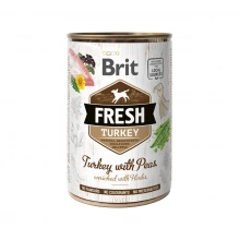 Brit Fresh Turkey and Peas - консерви Бріт з індичкою і горошком для собак