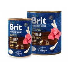 Brit Premium Beef  with Tripe - паштет Бріт з яловичиною та рубцем для собак